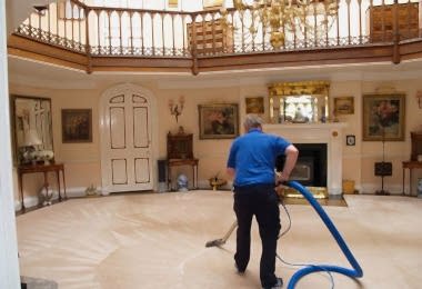 Особенности уборки в коттеджах